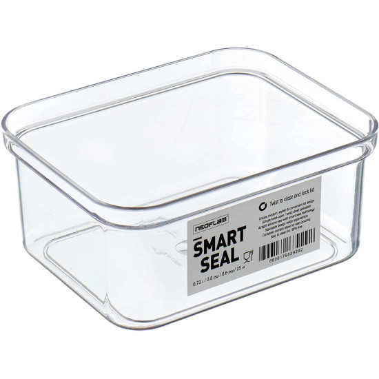 علب بلاستيك مربع 0.55 لتر