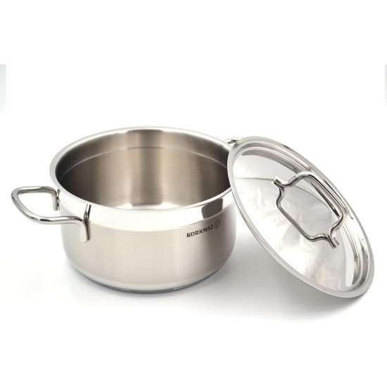 طقم قدور استيل كوركماز الفا مكونة من 14 قطعه