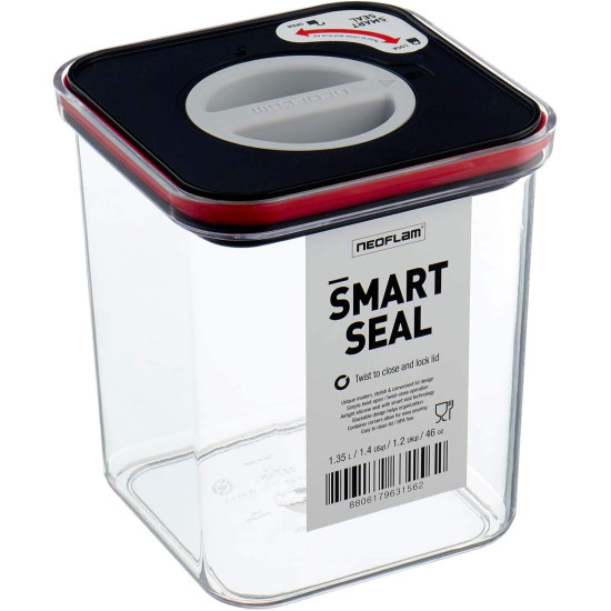 علب بلاستيك مربع 1.35 لتر