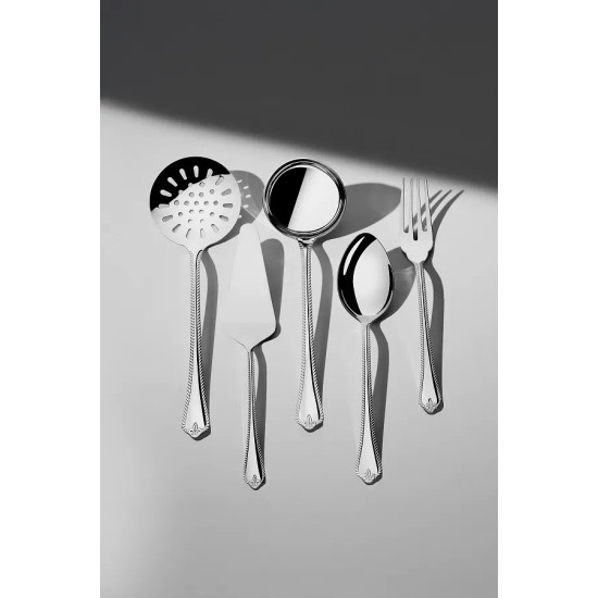 طقم أدوات المائدة مكون من 89 قطعة مع صندوق خشبي فاخر.