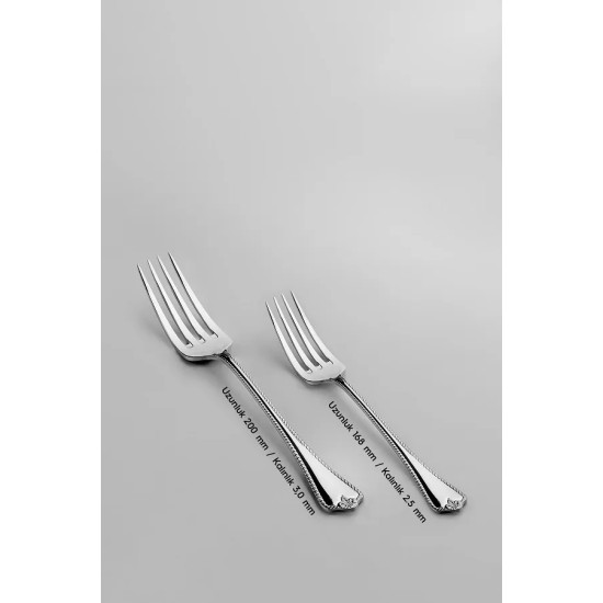 طقم أدوات مائدة فوليا سادة مكون من 36 قطعة لـ 6 أشخاص