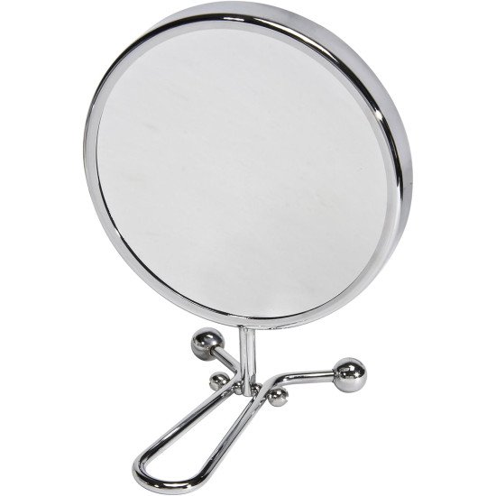 مراية دائرية ذات وجهين - مرآة عادية + مرآة مكبرة 8 سم مراية دائرية ذات وجهين - مرآة عادية + مرآة مكبرة 8 سم