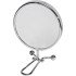 مراية دائرية ذات وجهين - مرآة عادية + مرآة مكبرة 8 سم