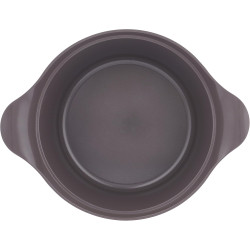 قدر نيوفلام أيني سيراميك بغطاء زجاجي، 26 سم ازرق