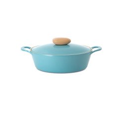 قدور كوري ريترو  سعة 22 سم أزرق