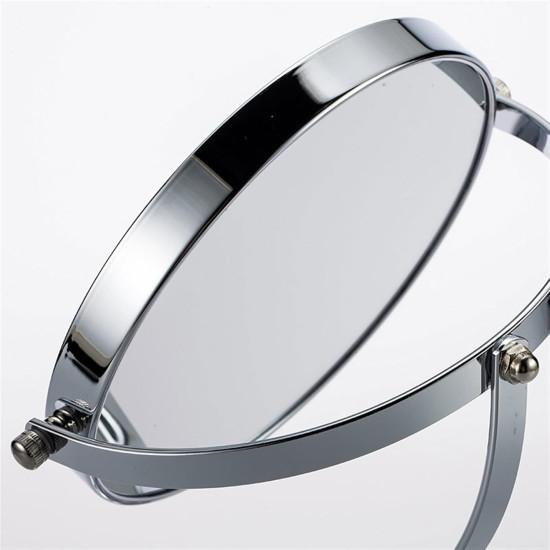 مراية دائرية ذات وجهين - مرآة عادية + مرآة مكبرة 17سم مراية دائرية ذات وجهين - مرآة عادية + مرآة مكبرة 17سم