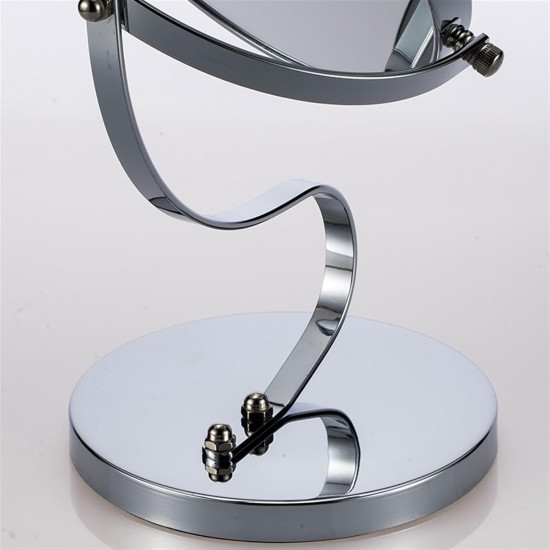 مراية دائرية ذات وجهين - مرآة عادية + مرآة مكبرة 17سم مراية دائرية ذات وجهين - مرآة عادية + مرآة مكبرة 17سم