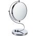 Elegant Double-Sided Round Mirror - Regular Mirror + Magnifying Mirror 17cm