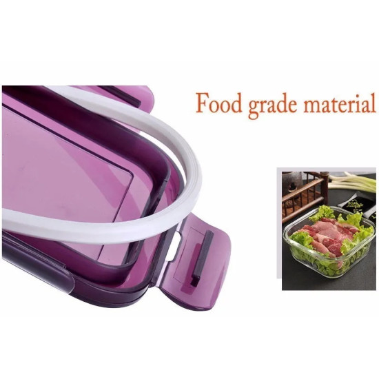 علب تخزين زجاج دائري من ليهي 950 مل