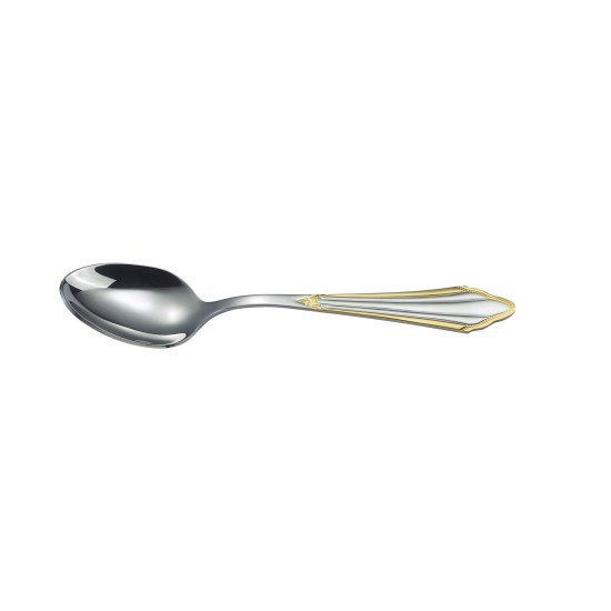 Steel eating spoons, set of 6 pieces
