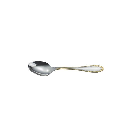 Steel dessert spoons, set of 6 pieces
