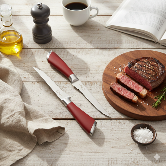 سكاكين ستيك من الفولاذ المقاوم للصدأ