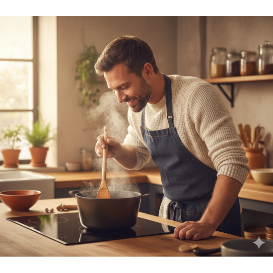 قدر ريترو نيوفلام لون برونز 22 سم