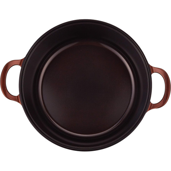 قدر ريترو نيوفلام لون برونز 22 سم