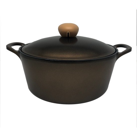 قدر ريترو نيوفلام لون برونز 22 سم