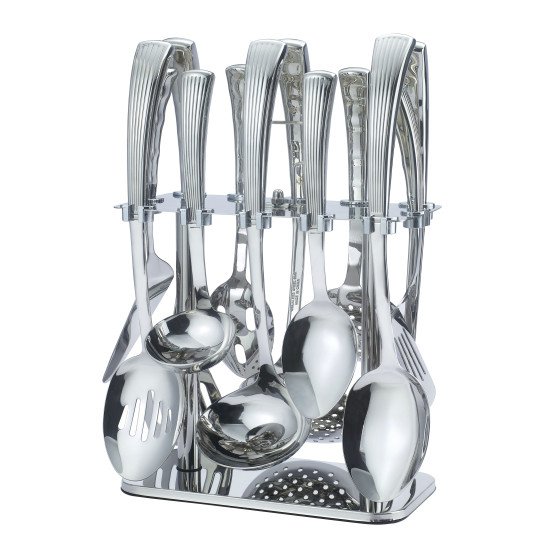 طقم ملاعق  ستانلس استيل مكونة من 13 قطعة