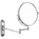 Double-Sided Round Wall Mirror - Regular Mirror + 20cm Magnifying Mirror Double-Sided Round Wall Mirror - Regular Mirror + 20cm Magnifying Mirror