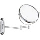 Double-Sided Round Wall Mirror - Regular Mirror + 20cm Magnifying Mirror Double-Sided Round Wall Mirror - Regular Mirror + 20cm Magnifying Mirror