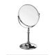 Elegant Double-Sided Round Mirror - Regular Mirror + Magnifying Mirror 17cm Elegant Double-Sided Round Mirror - Regular Mirror + Magnifying Mirror 17cm