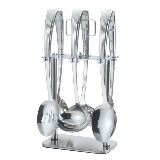 طقم ملاعق ستانلس ستيل مكون من 7 قطع