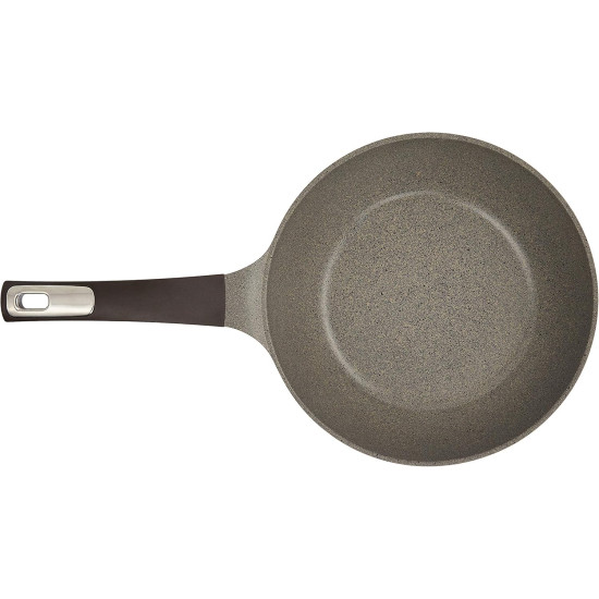 Neoflam Granite Extreme Deep Wok, 26cm, Beige