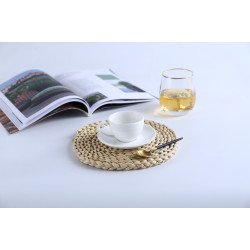 طقم اكواب وصحون للشاي والقهوة والإسبريسو