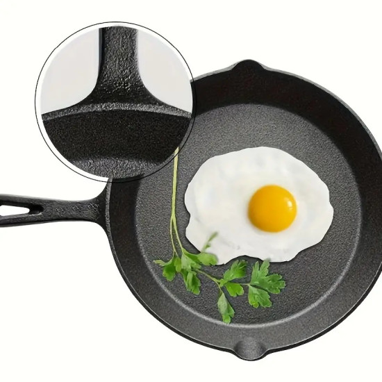 Iron frying pan, 16 cm grill