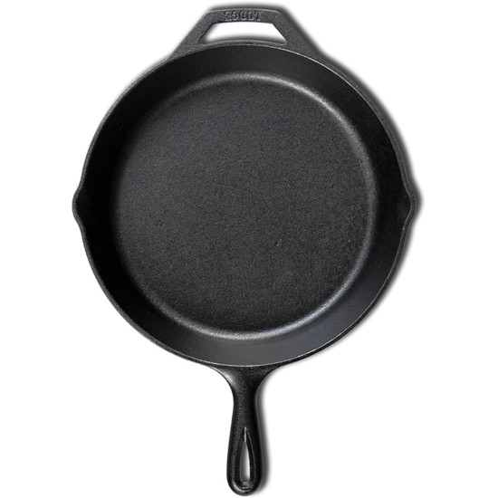Iron frying pan, 24 cm grill
