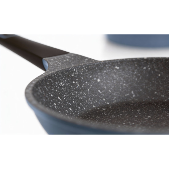 طقم تيلي من نيوفلام لون أزرق 4 قطع