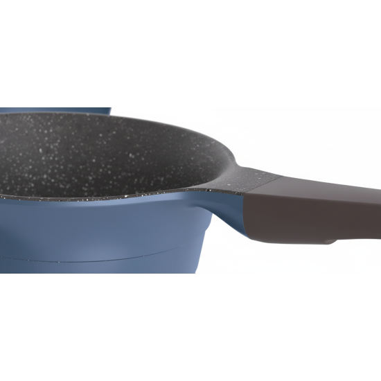 طقم تيلي من نيوفلام لون أزرق 4 قطع