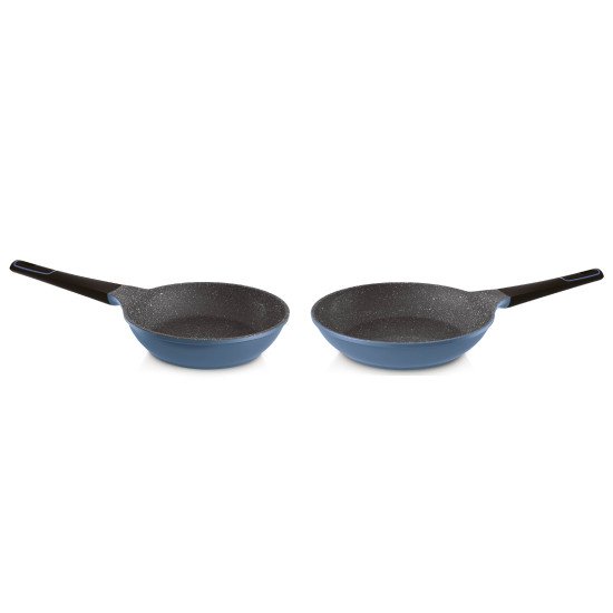 طقم مقالي نيوفلام تيلي لون أزرق قطعتين