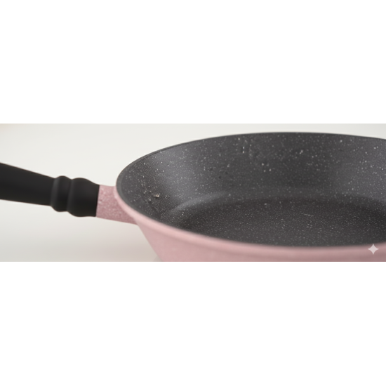 طقم مقالي نيوفلام تيلي لون وردي قطعتين