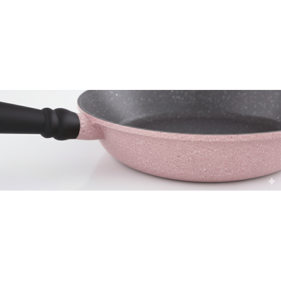 طقم مقالي نيوفلام تيلي لون وردي قطعتين