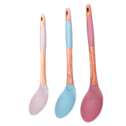 Silicone wooden spoon Silicone wooden spoon