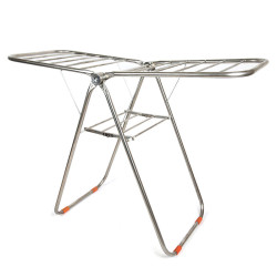 منشر ملابس متعدد الوظائف قابل للطي على الأرضية