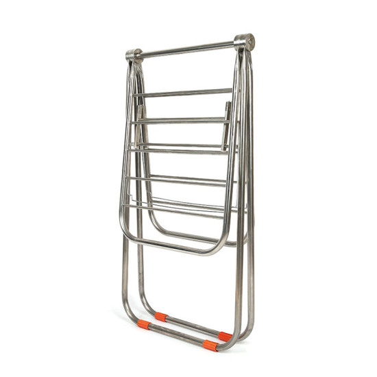 منشر ملابس متعدد الوظائف قابل للطي على الأرضية