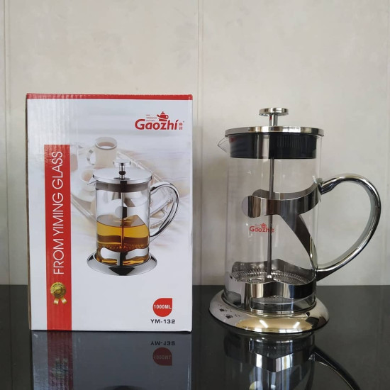 مج زجاجي محضر قهوة 600 مل