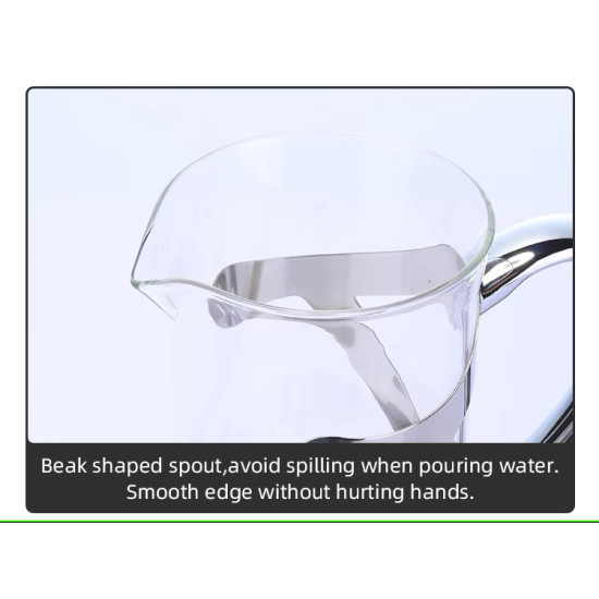 مج زجاجي محضر قهوة 600 مل