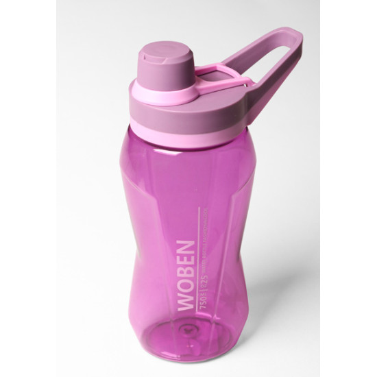 زمازم مياه رياضية مع شفاطة بلاستيكية، 4 الوان سعة 1000 مل