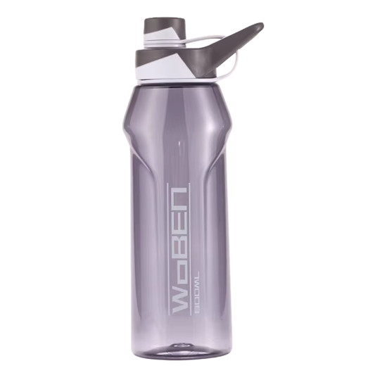 زمازم مياه رياضية مع شفاطة بلاستيكية، 3 الوان سعة 620 مل