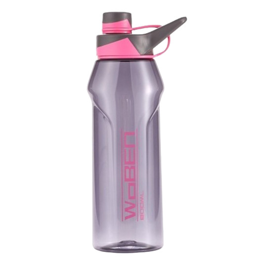 زمازم مياه رياضية مع شفاطة بلاستيكية، 3 الوان سعة 620 مل