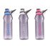 زمازم مياه رياضية مع شفاطة بلاستيكية، 3 الوان سعة 620 مل