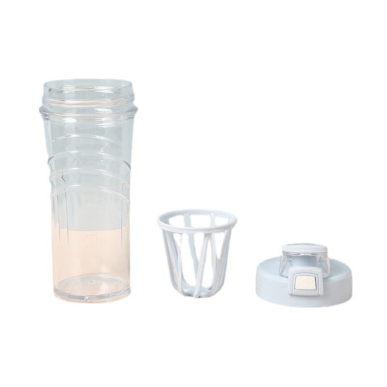 زمازم مياه رياضية مع شفاطة بلاستيكية، 2 لون  سعة 500 مل