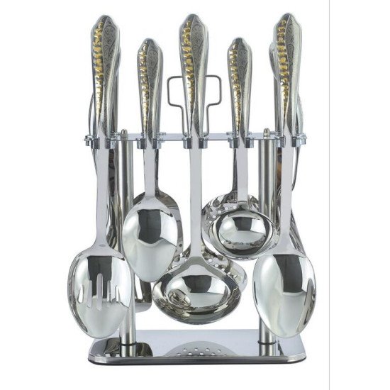 13 pieces steel spoons set