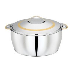 حافظات استيل هندي خط ذهبي غويط 2000 مل