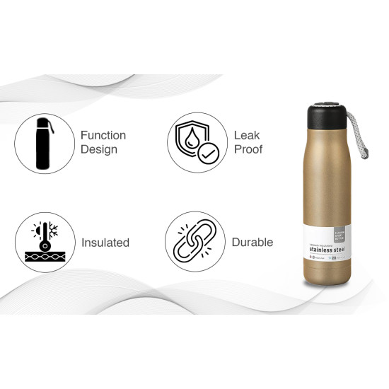 زمازم مياه رياضية استيل، 4 الوان سعة 500 مل