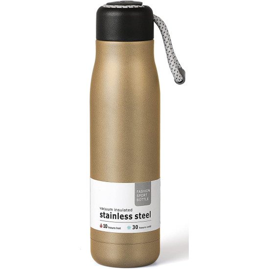 زمازم مياه رياضية استيل، 4 الوان سعة 500 مل