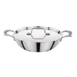 طاوات قلي بيدين استيل هندي 26 سم