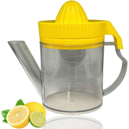 عصارة حمضيات بلاستيكية مزودة بمصفاة