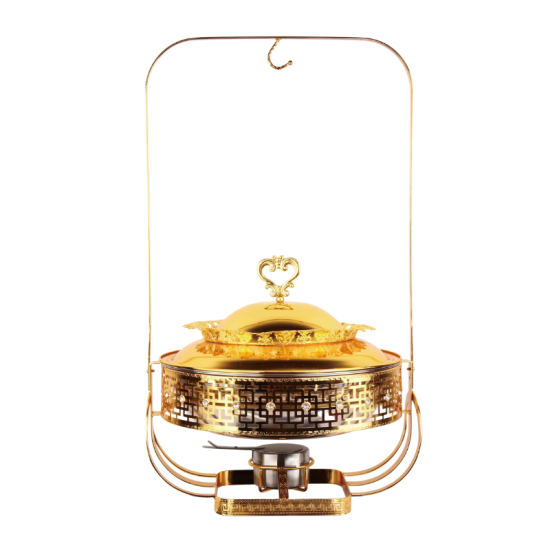 سخان ذهبي فلورش منقوش سعة 4 لتر